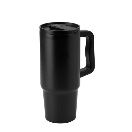 Recycled Stainless Steel Tumbler with Straw Lid
