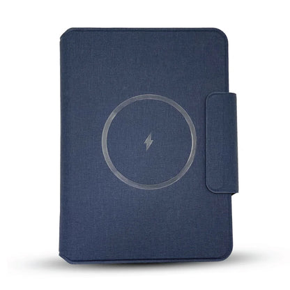 Wireless Charging Notebook With 5000mAh Power Bank