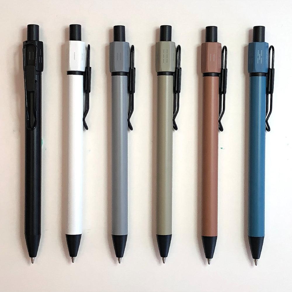 Push Action Ballpoint Pen with Hexagonal Fidget Spinner
