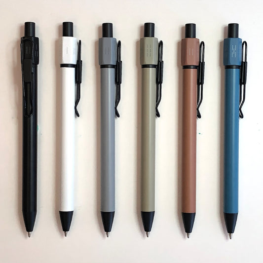 Push Action Ballpoint Pen with Hexagonal Fidget Spinner