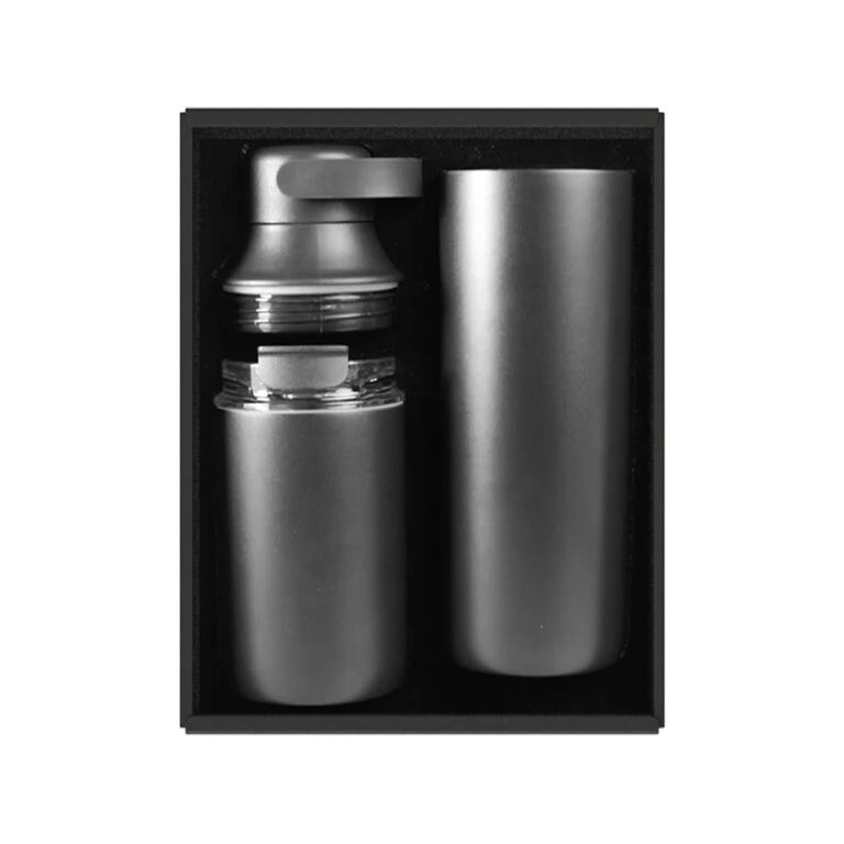 Double-Wall Stainless Steel Cups (600ml & 300ml)