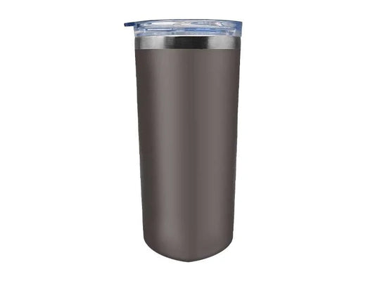 Stainless steel tumbler with straw 630ML