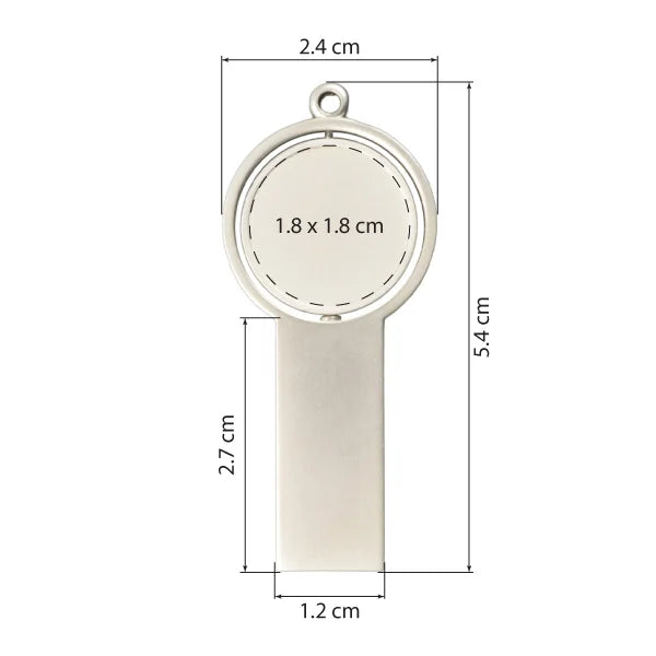 Metal Rotate USB Flash Drive