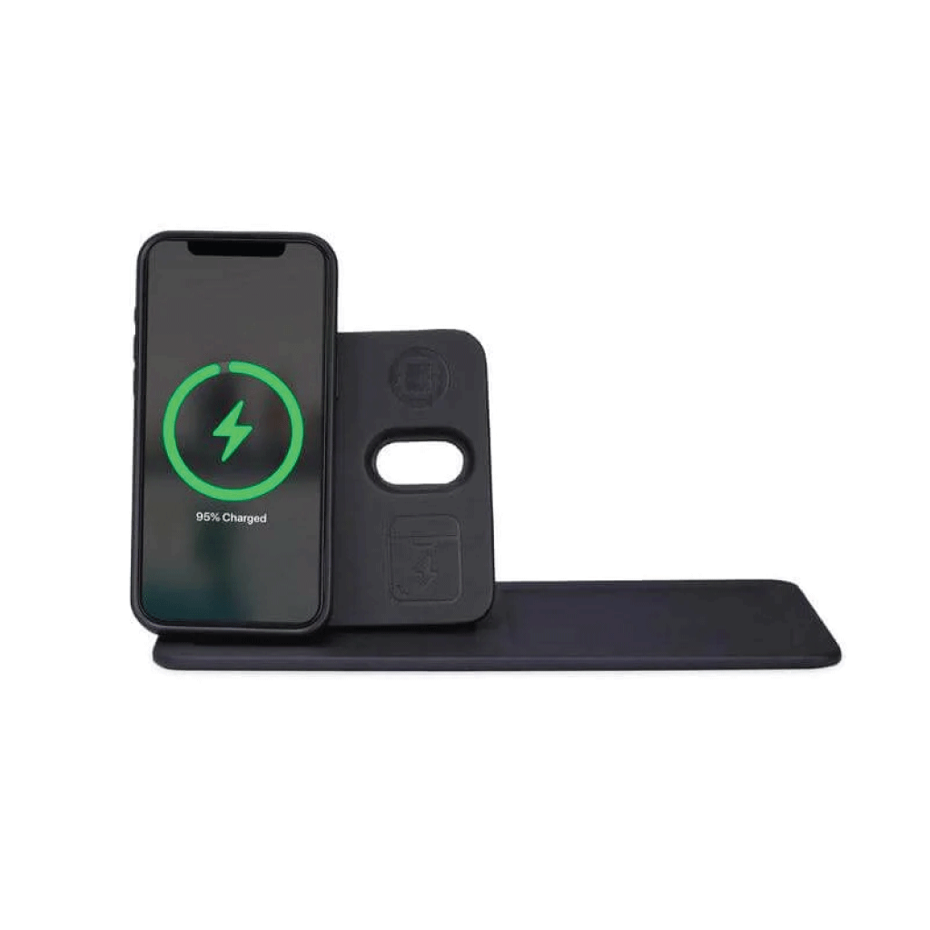 3-In-1 Magnetic Wireless Charger Desk Tray