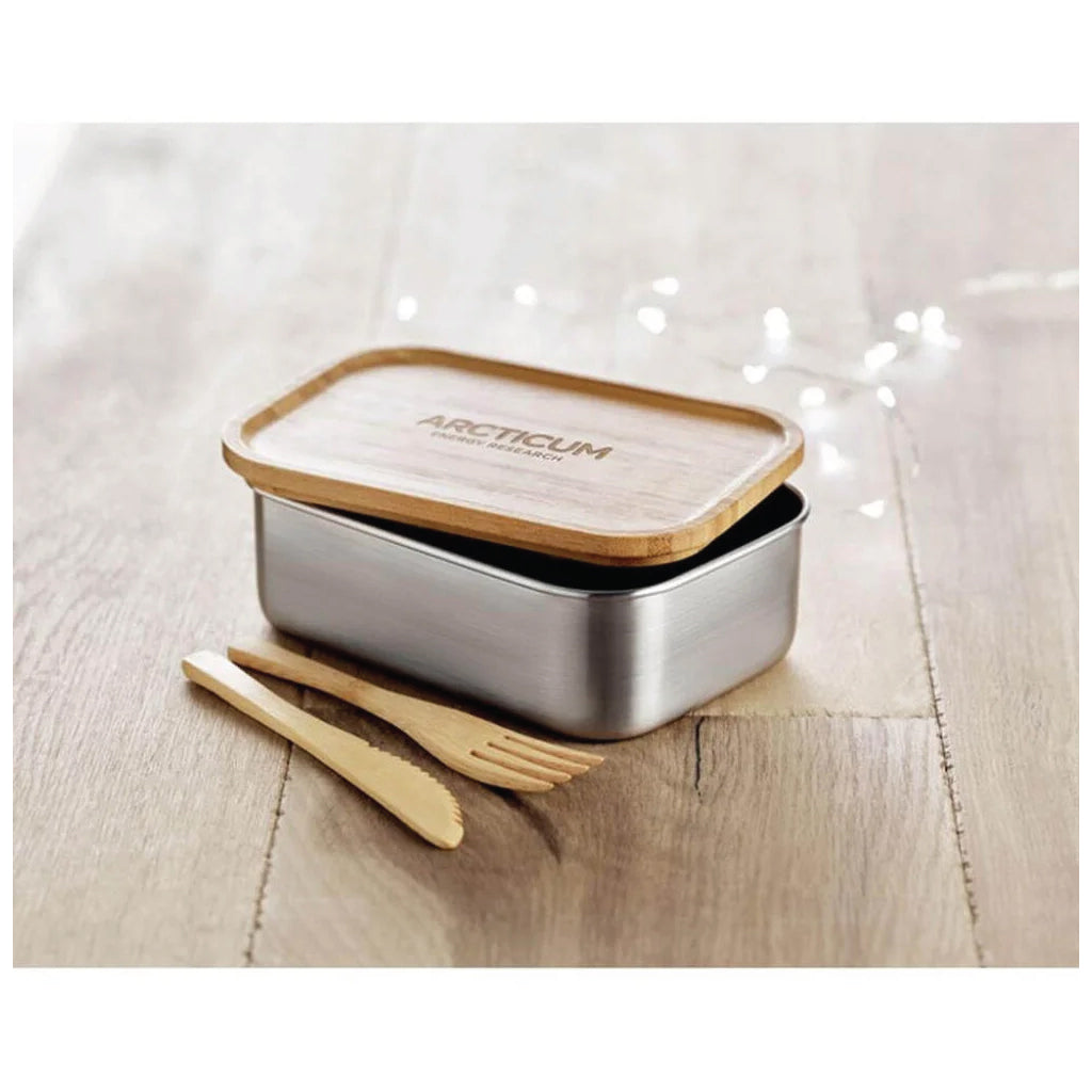 Hans Larsen Set Of Lunch Box And Vacuum Bottle
