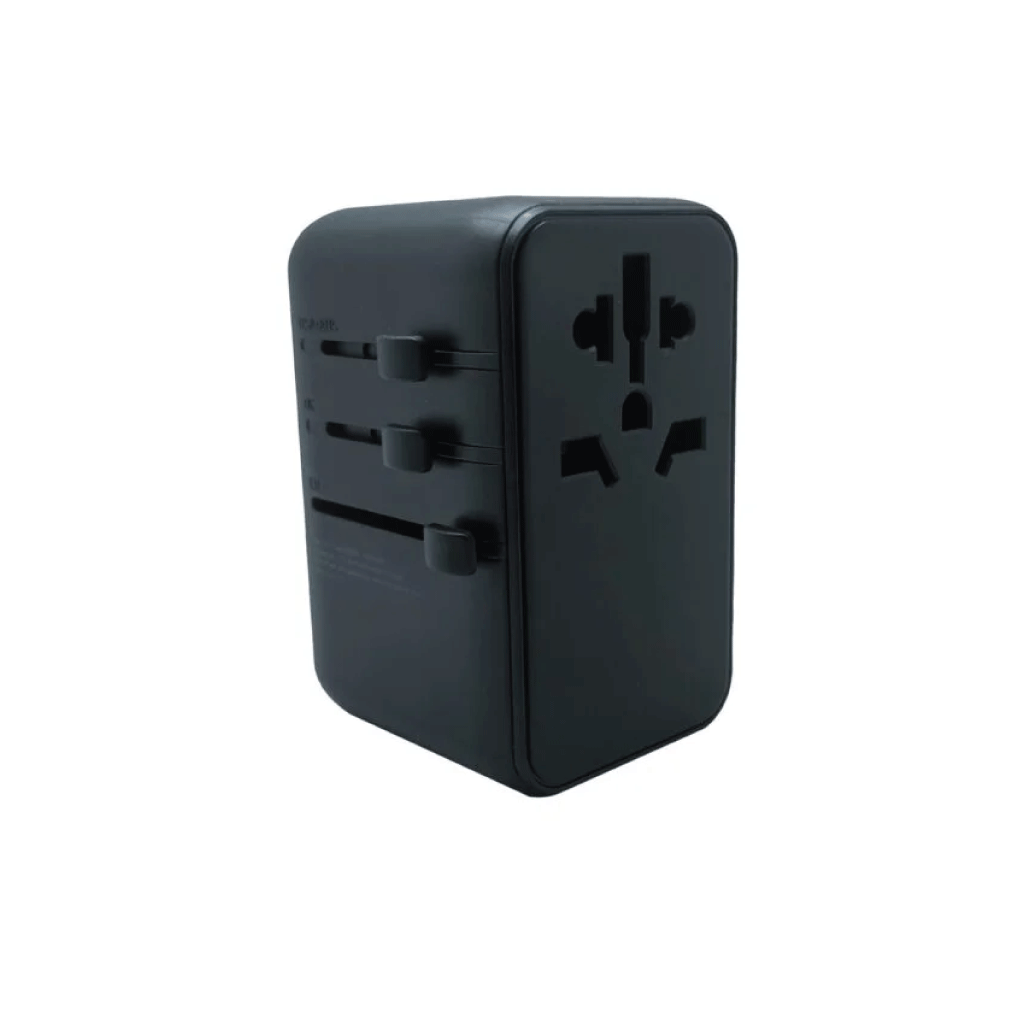 Travel Adaptor With Built In USB-C Cable