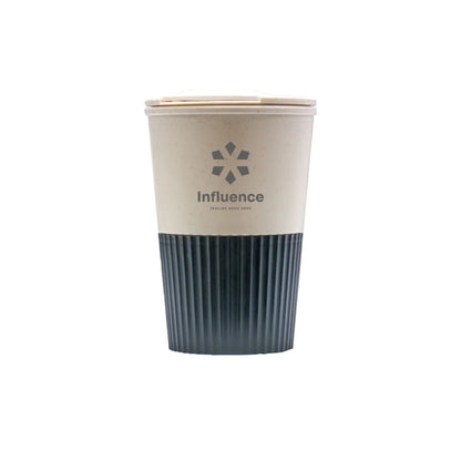 Wheat Straw Mug with Colored Base