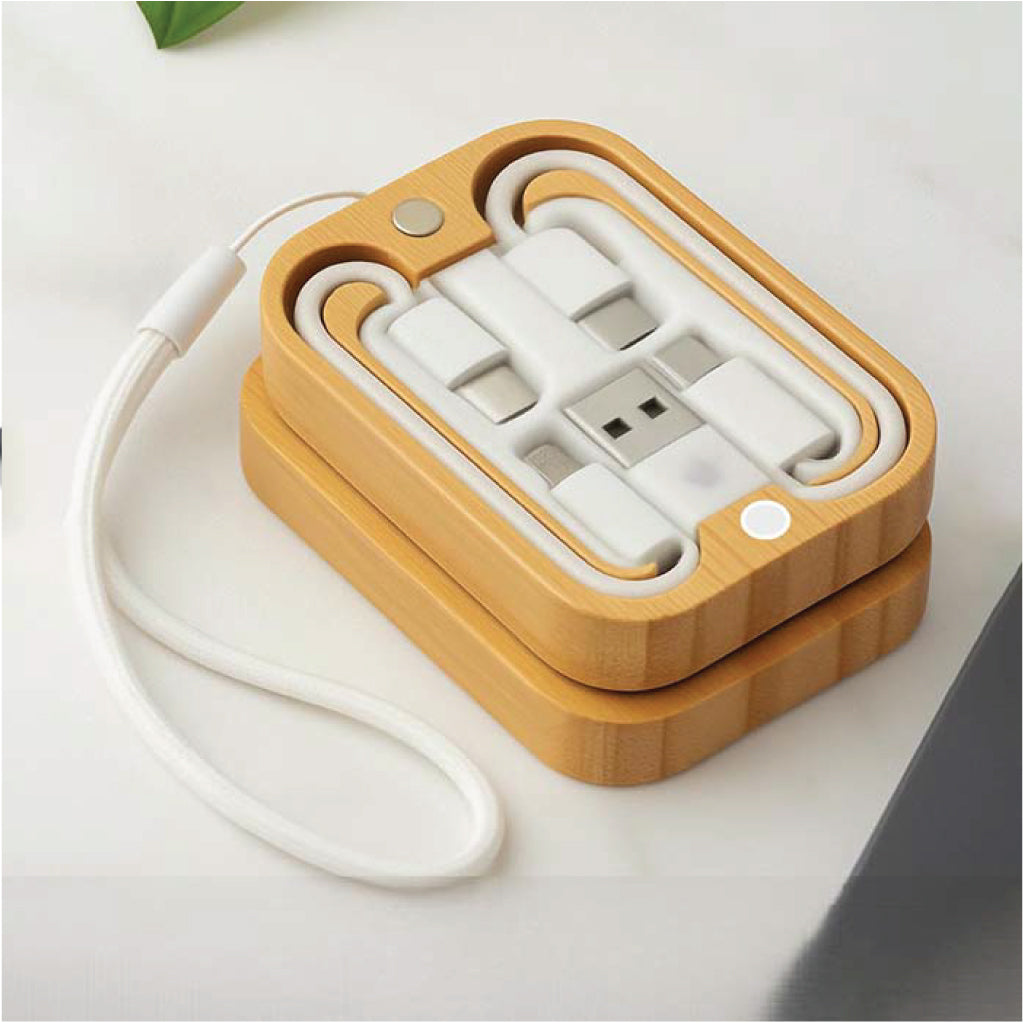 Wireless charger and 3-in-1 cable set
