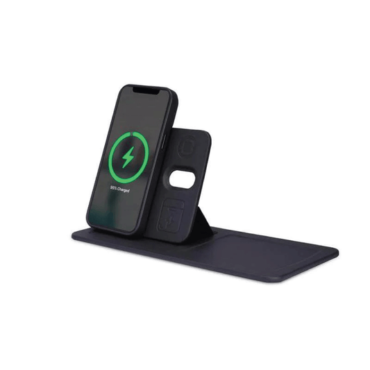 3-In-1 Magnetic Wireless Charger Desk Tray