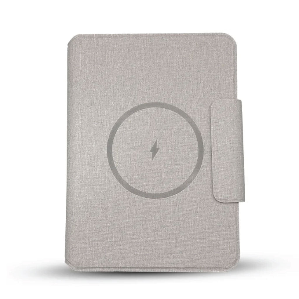 Wireless Charging Notebook With 5000mAh Power Bank