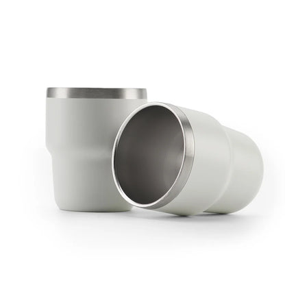 80ml Double-Wall Stainless Steel Espresso Cups