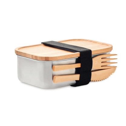 Hans Larsen Set Of Lunch Box And Vacuum Bottle