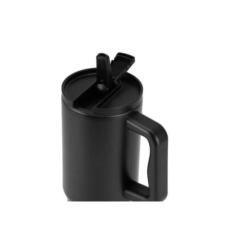 Recycled Stainless Steel Tumbler with Straw Lid