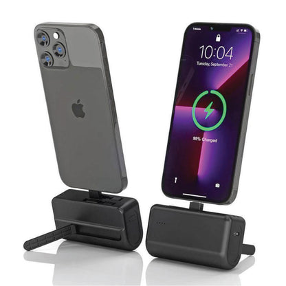 Mini Powerbank with Inbuilt Cable and Phone Stand