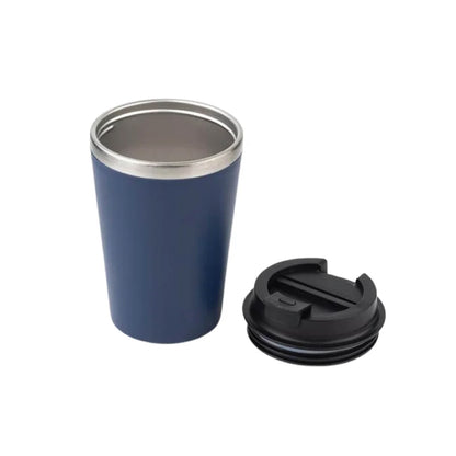 Gift Set Of Double Walled Tumbler, A5 Notebook And Pen – Navy Blue