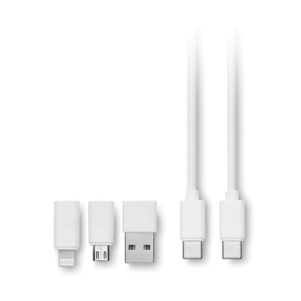 Wireless charger and 3-in-1 cable set