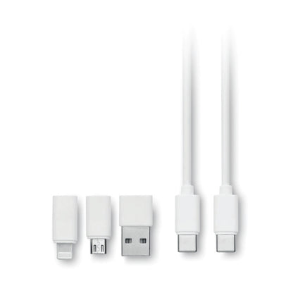 Wireless charger and 3-in-1 cable set