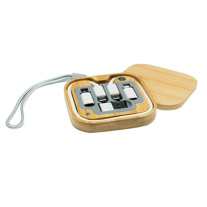 Bamboo Travel Kit Square