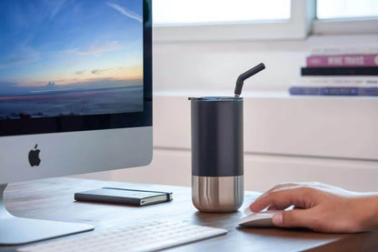 CHANGE Collection Insulated Tumbler with Reusable Straw