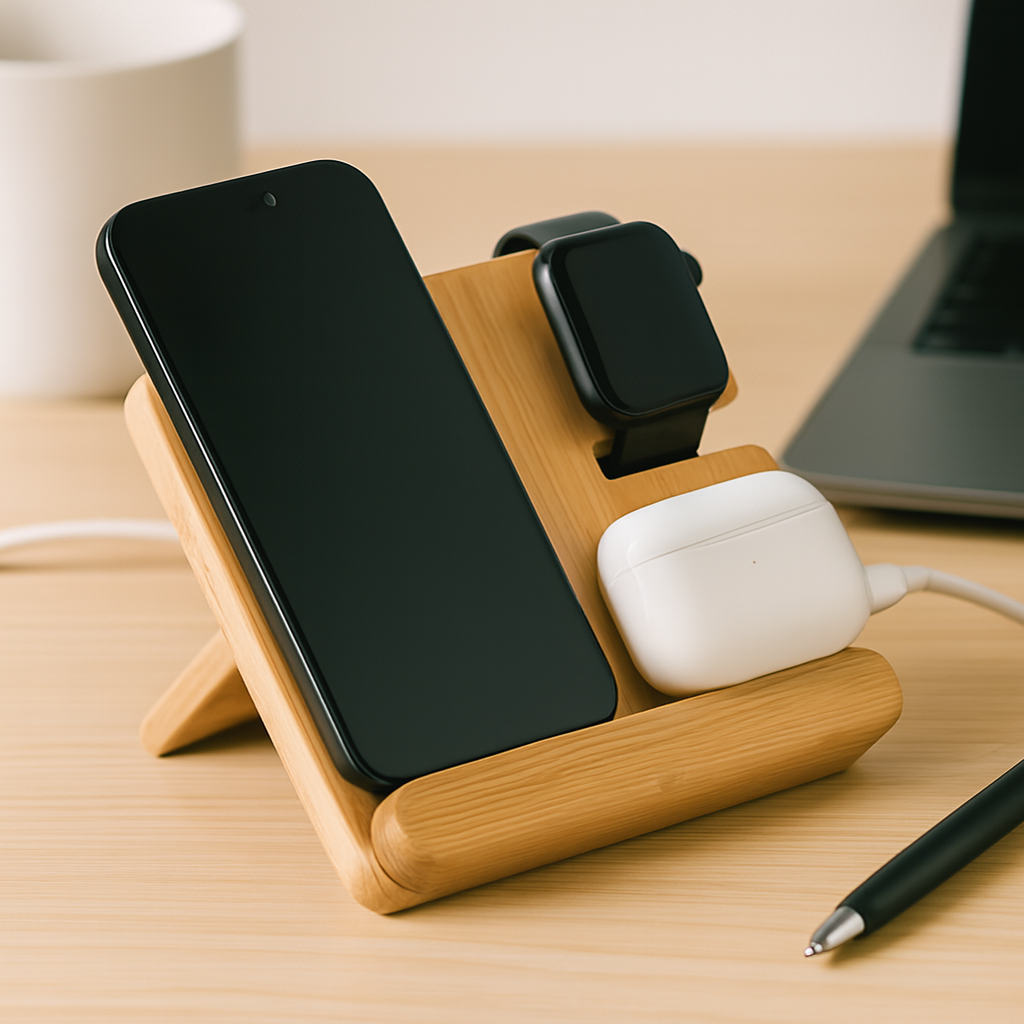 ECO-Friendly 3-in-1 Foldable Charging Station