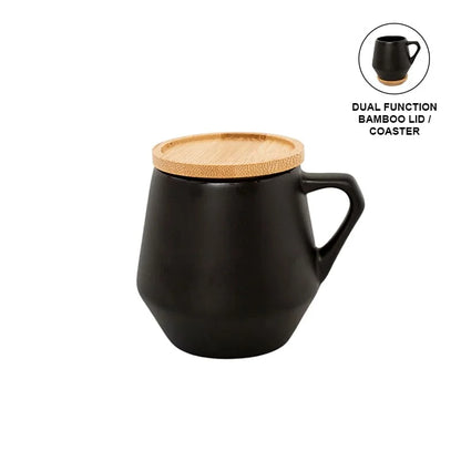 Eco-Neutral Ceramic Mug With Bamboo Lid