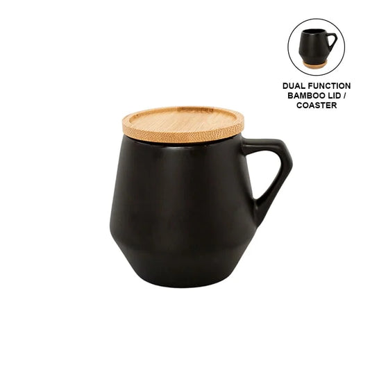 Eco-Neutral Ceramic Mug With Bamboo Lid