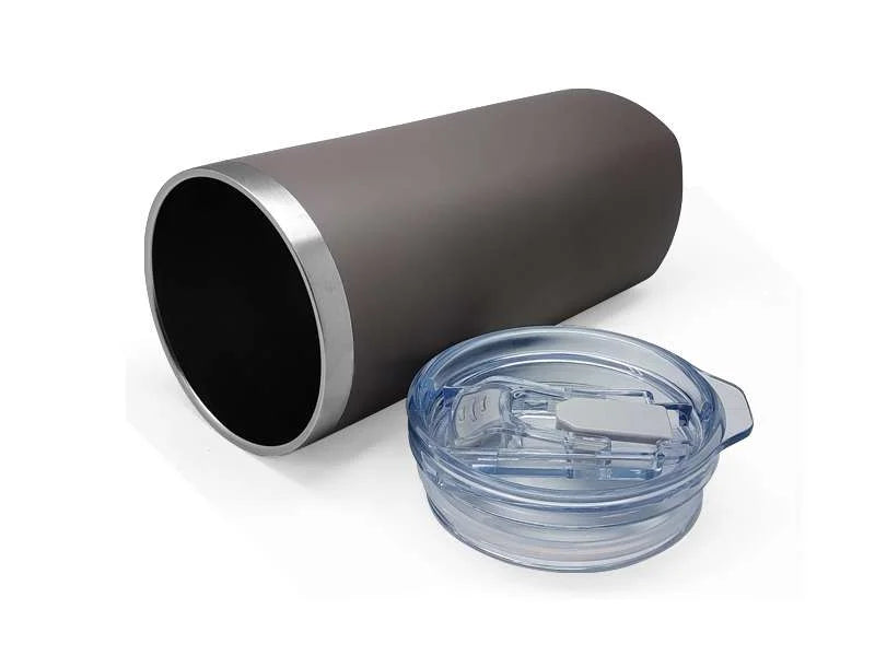 Stainless steel tumbler with straw 630ML