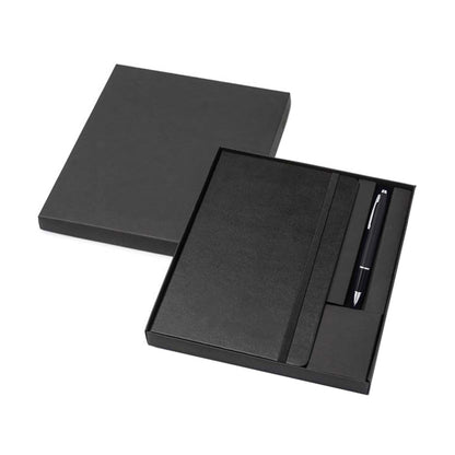 Moleskine Classic Large Notebook & Metal Pen Set