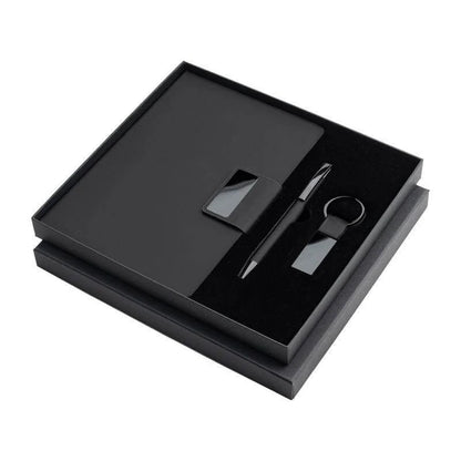 Set Of Notebook, Keychain And Pen
