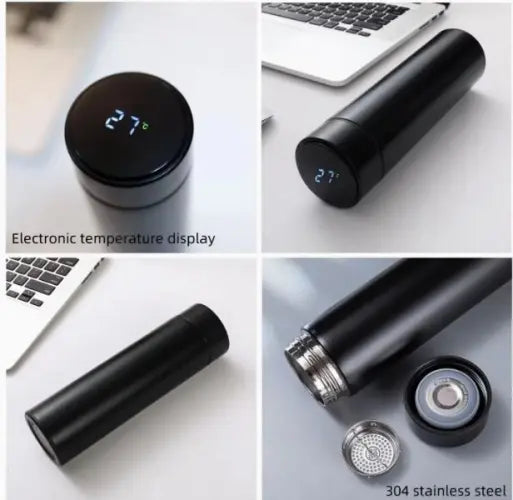 Leather Notebook & 16GB USB Flash Drive Gift Set with Executive Pen & Vaccum Cup