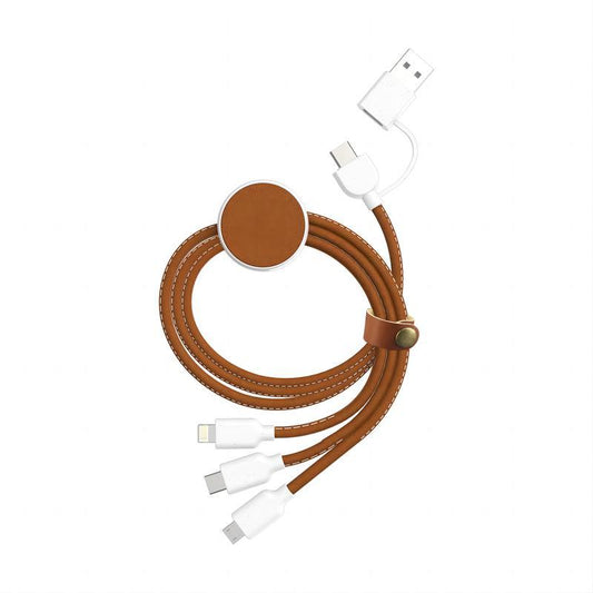 KOPER - @memorii Recycled 6-in-1 Charging Cable - White
