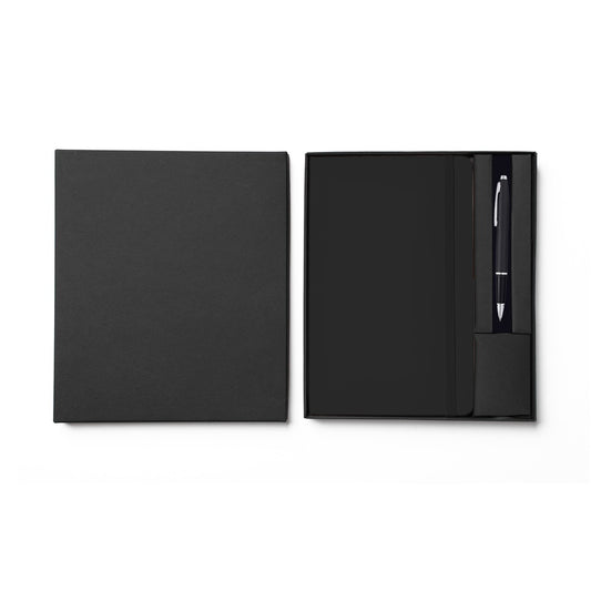 Moleskine Classic Large Notebook & Metal Pen Set