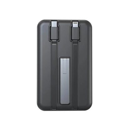 10000mAh Mag Wireless Powerbank With Inbuilt Cables