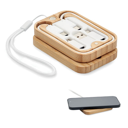 15W wireless charger and 3-in-1 cable set