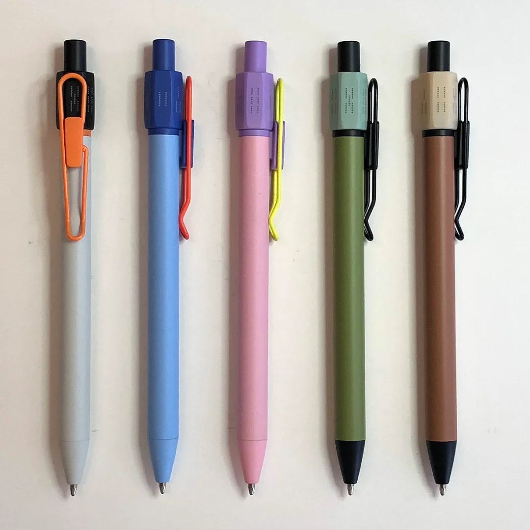 Push Action Ballpoint Pen with Hexagonal Fidget Spinner