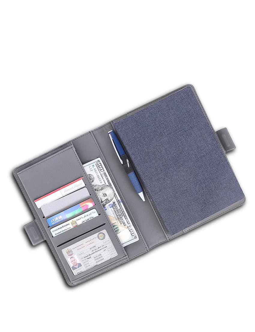 A5 Notebook With Wireless Charger And Powerbank