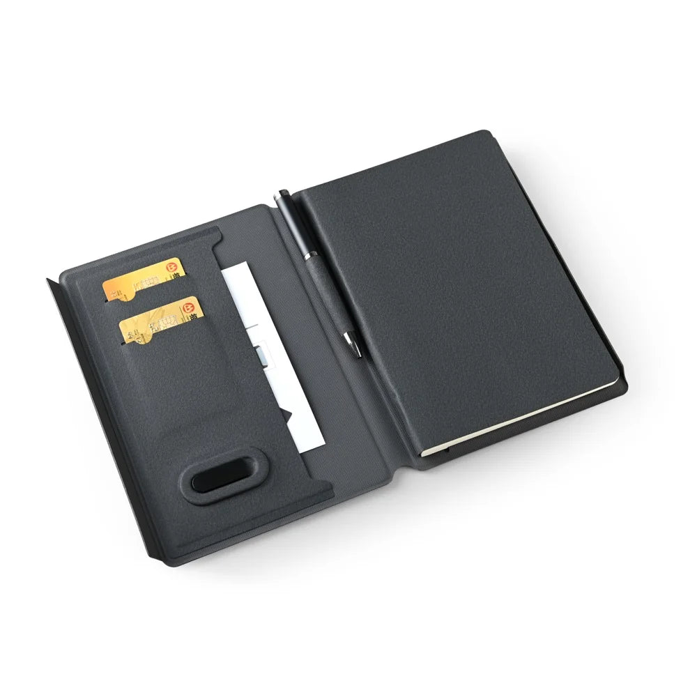 A5 Magnetic Closure Notebook with USB