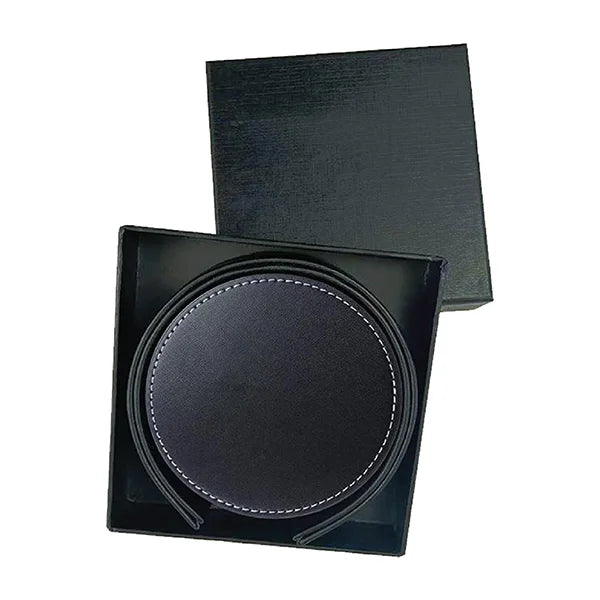 PU LEATHER COASTER